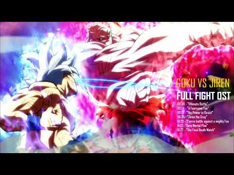 GOKU vs JIREN 130 FULL FIGHT OST MUSIC SUSCRIBETE AMIGO