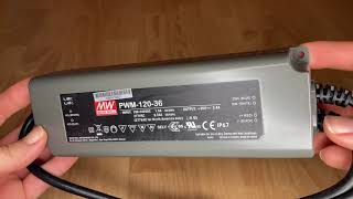 Mean Well PWM-120-36 Stmívatelný zdroj pro LED 120