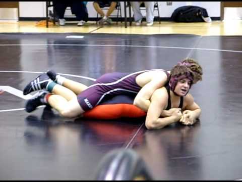Marengo vs Antioch wrestling 12-06-08 Wolfeman win