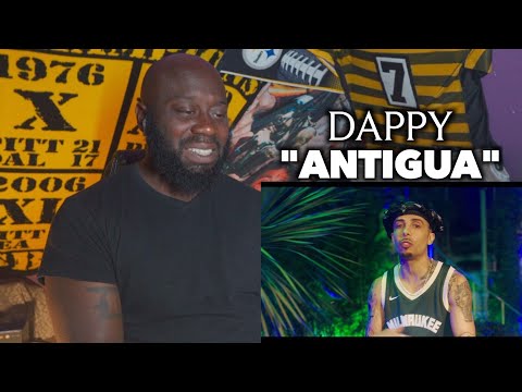 AMERICAN REACTS Dappy x M24 x Backroad Gee - Antigua [GoHammTV]