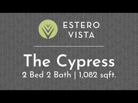 The Cypress - 2 Bed 2 Bath, 1,086 sqft.