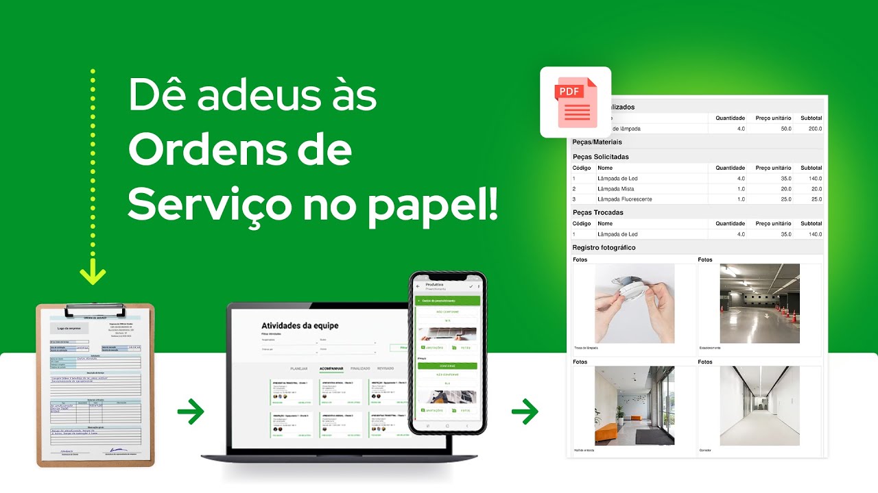 Passando uma Ordem de Serviço do papel para o digital