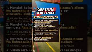 Download lagu Beberapa Cara Salam Ketika Sholat #short #shorts #motivation #islamic #quotes #religion mp3