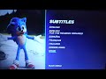 Dvd Menu Walkthrough Sonic The Hedgehog UK DVD 2020