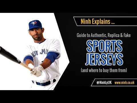 スポーツジャージ購入ガイド - 偽物のNFL NHL MLB NBAジャージを見分ける方法 (Sports Jersey Buying Guide - How to spot a Fake NFL NHL MLB NBA Jersey)