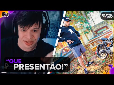 ARUAN REAGE: REAÇÃO DO RENATO AO VER A MOTO DO PAI DA HERDEIRA (CAÇADORES DE LENDAS - ELITE)