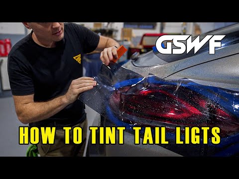 How To Tint Tail Lights Using PPF | GSWF Tinted Paint Protection Film