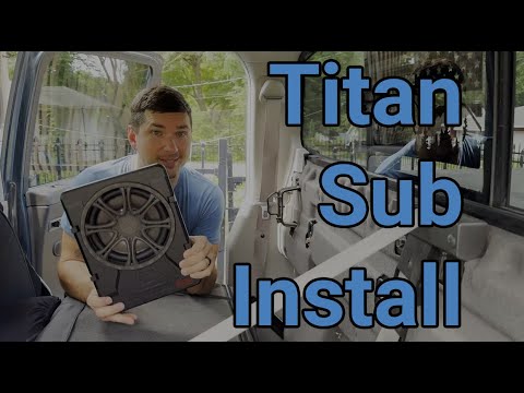 How To Install A Subwoofer into a Nissan Titan