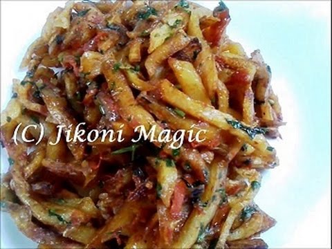 How to make Masala Chips / Fries Kenyan style - Jikoni Magic