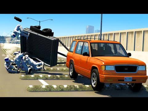 SPEED BUMP HIGH SPEED CRASHES & DUMMY EJECTIONS! - BeamNG Drive Crash Test Compilation Gameplay