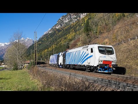Zugverkehr auf der Brennerbahn / Ferrovia del Brennero - Lokomotion, RTC, Trenitalia, ÖBB