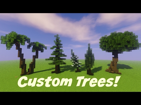 Minecraft Custom Tree Tutorial!