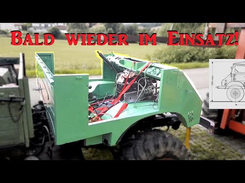 Unimog schweißen, lackieren, neuer Motor | Bald wieder im Einsatz! | Neues vom Unimog #14