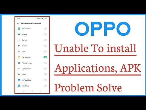 Unable To Install Application, APK Problem Solve On OPPO