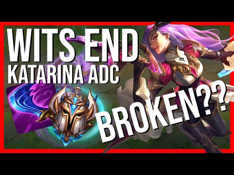 Challenger Katarina playing Wits End Katarina ADC?? (Broken...)