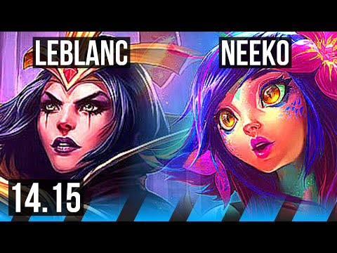 LEBLANC vs NEEKO (MID) | 7 solo kills, 67% winrate, 12/2/2, Legendary | EUNE Diamond | 14.15