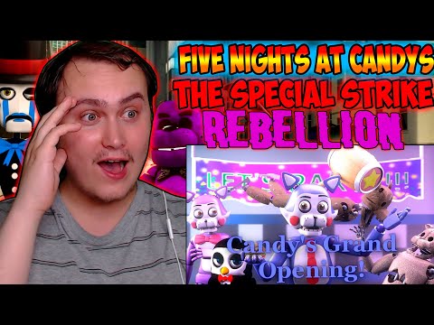 [FNAC/SFM] Candys Grand Opening + Alternative Ending | Reaction | SS2 REBELLION!