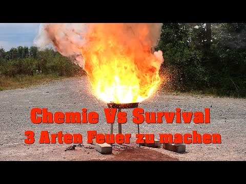 Survival Vs Chemie   3 Arten Feuer zu machen