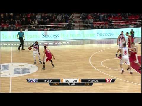 ABA Liga 2014/15, Round 20 match: Igokea - Metalac Farmakom (3.2.2015)