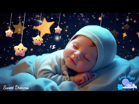 Mozart Brahms Lullaby 💤 Soothing Baby Music🎵 Sleep Instantly in 3 Minutes 🌙 Overcome Insomnia