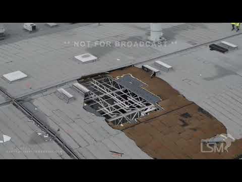12-13-2022 Grapevine, TX  - Storm causes holes in mall roof