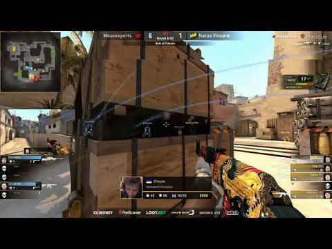 s1mple quad kill on the offense Mirage