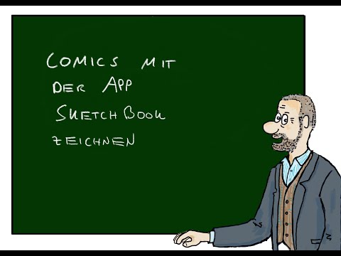 Comic-AG Comics mit der App SketchBook zeichnen