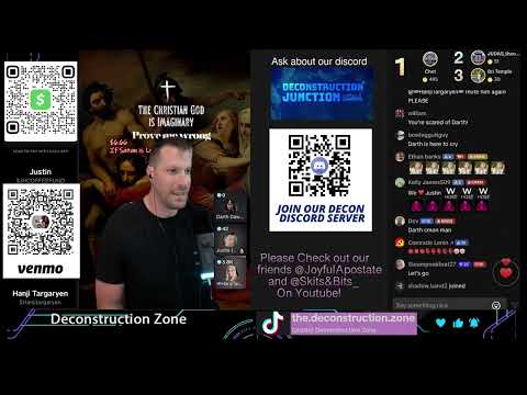 🏃🏼 Darth Dawkins RUNS from DeconstructionZone 🏃🏼