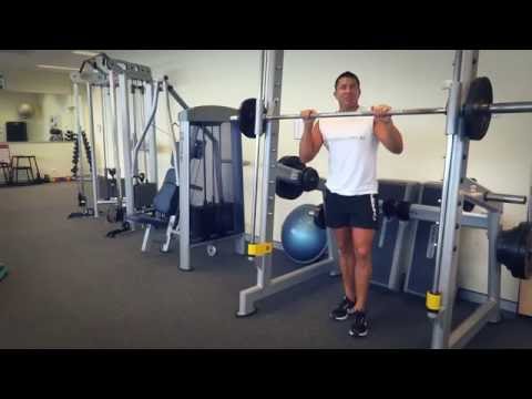 Smith Machine Front Squat (Exercises.com.au)