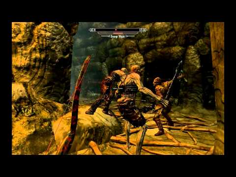 Jenassa dual wielding enchanted life drain weapons