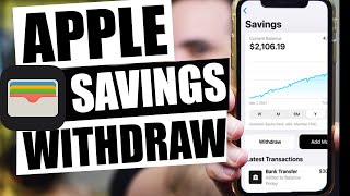 How to Withdraw from Apple Savings