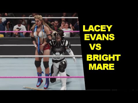 WWE 2K19 Lacey Evans vs Brightmare - Extreme Rules