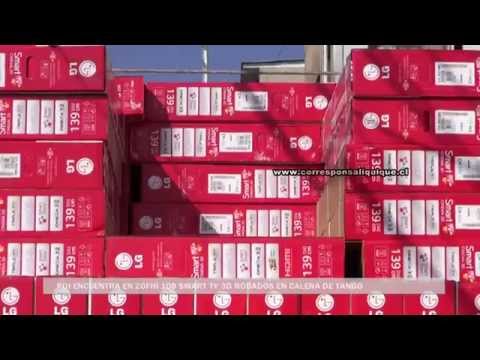 PDI DE IQUIQUE ENCUENTRA EN ZOFRI 108 SMART TV ROBADOS EN CALERA DE TANGO