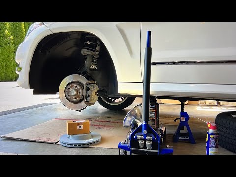 Mercedes Benz GLK 350 How to Replace Front Brake Pads & Rotors