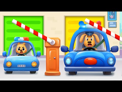 Pusat Mengemudi Anak-anak 🚗 | Bermain Mobil | Animasi Lucu | Kartun Anak | Kepala Polisi Labrador