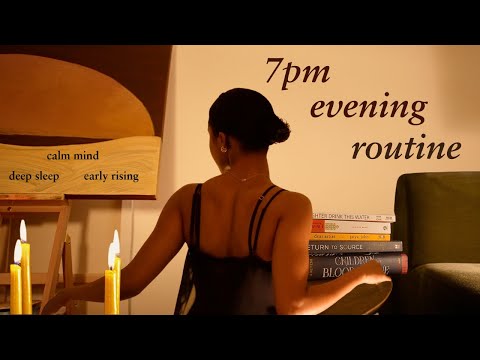 My evening routine for a calm mind, deep sleep, & to wake up at 5am
