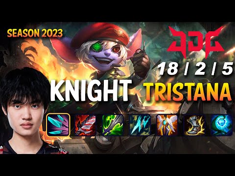 JDG Knight TRISTANA VS LEBLANC Mid - Patch 13.13 KR Ranked