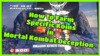 Koin Farming in Mortal Kombat Deception.