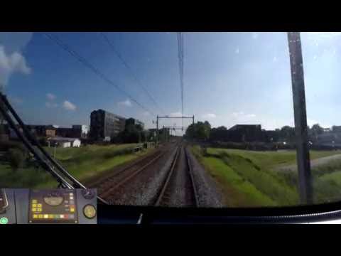A train driver's view: Hoorn Kersenboogerd - Hoofddorp Midden, SLT, 24-Jun-2016.