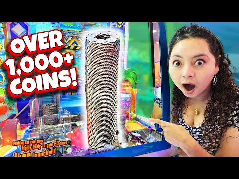 The Coin Tower is HUGE! Over 1,000+ coins we Must Win!!