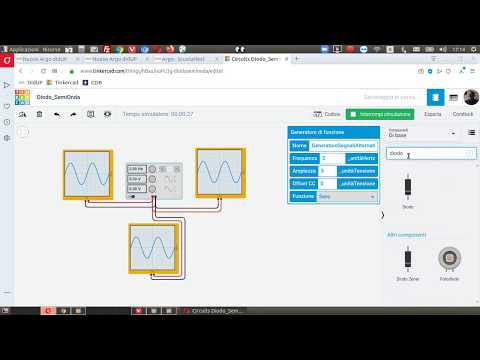 Onda Sinusoidale, Diodo e SemiOnda.