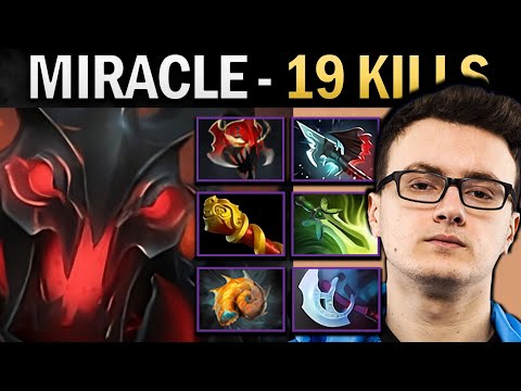 Shadow Fiend Dota Gameplay Miracle with 19 Kills and Butterfly