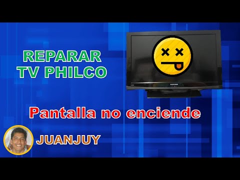 Reparar televisor Philco PLF3211T No enciende pantalla o se apaga, solo luz verde