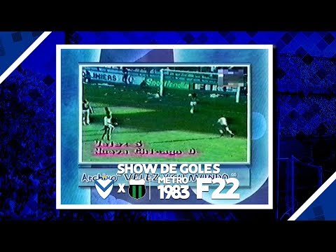 GOLES | Velez 5 Vs Nueva Chicago 0 | Metropolitano 1983 | Fecha 22
