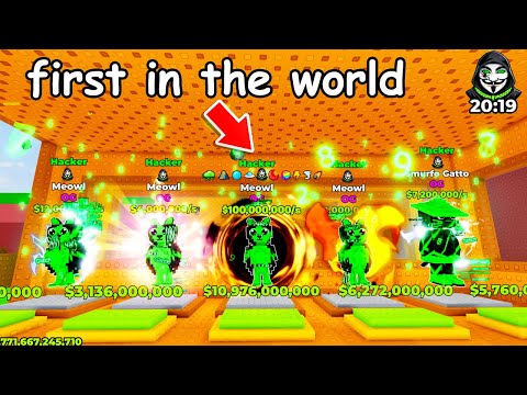 I Spent $10,000 Robux To Get Every Hacker OG MEOWL Mutation in Break a Lucky Block Roblox..