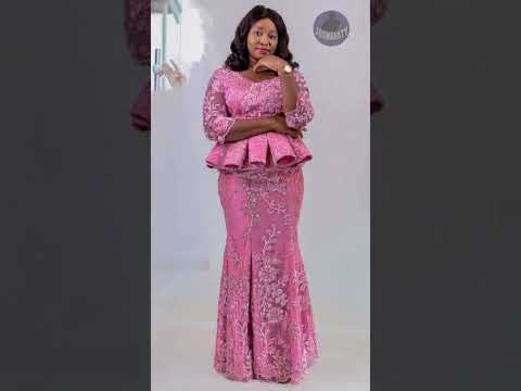 Stunning #lace #peplum skirt and #blouse #styles #latest #shorts #fashion