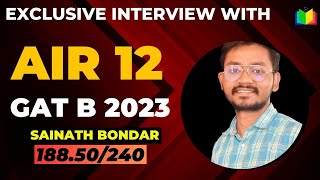 Download Lagu AIR 12 | GAT B 2023 | SAINATH BONDAR | EXCLUSIVE INTERVIEW Thumbnail