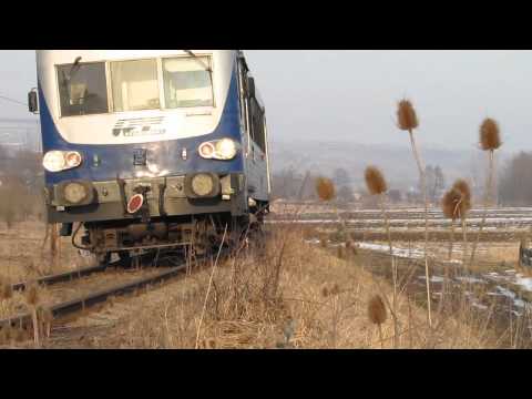 Automotor Regiotrans [ex SNCF] pe ruta Falticeni - Dolhasca [12 martie 2011]