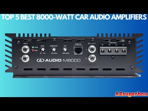 Top 5 Best 8000-Watt Car Audio Amplifiers (2023)