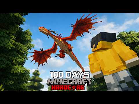 ผมต้องอยู่ให้รอด 100 วัน ในโลกที่มังกรครองฟ้า!  Minecraft Hardcore